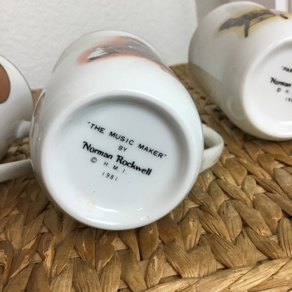 Vintage Norman Rockwell, 1981 coffee/tea cups - Picture 7 of 11